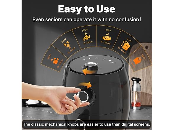 2.1QT 4-in-1 Compact Air Fryer