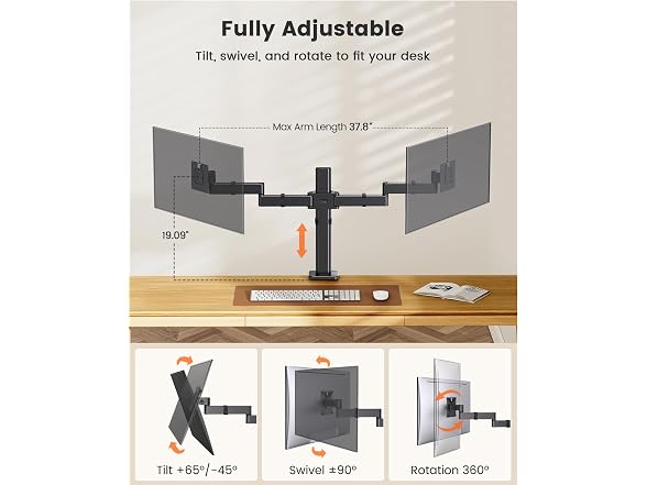 ErGear Dual Monitor Stand
