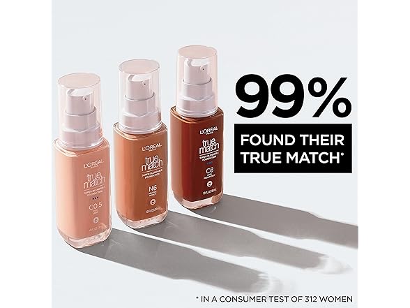 L'Oreal True Match Foundation Pack of 2