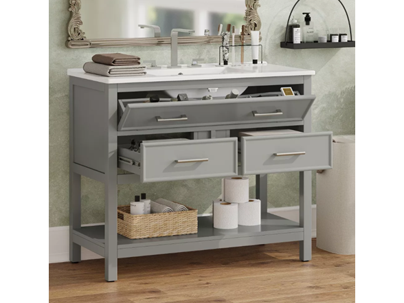 Christopher Knight Home Lowell Contemporary 36" Vanity