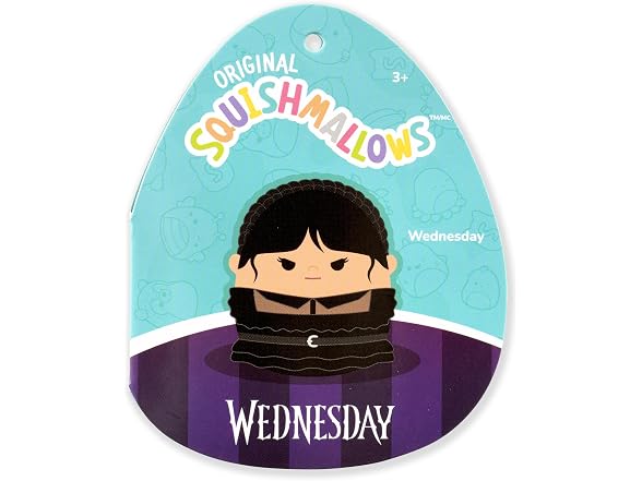 Squishmallows 12in Wednesday in Dance Dress