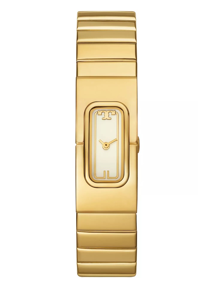 Tory Burch Women's The T Gold-Tone Stainless Watch - Gallery 3