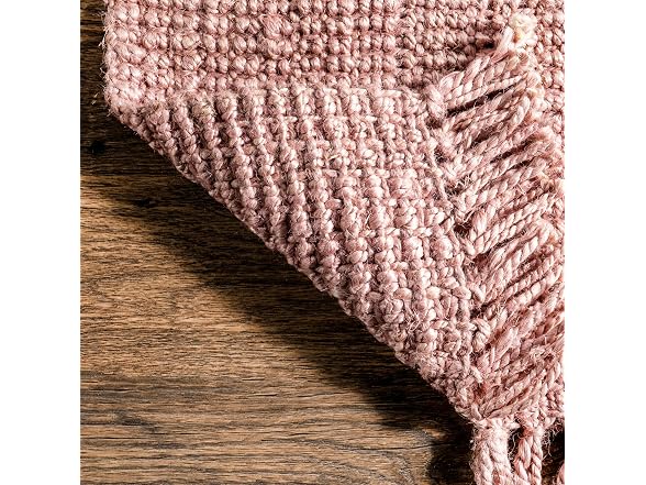 Nuloom Daniela Pink Handmade Jute Rug