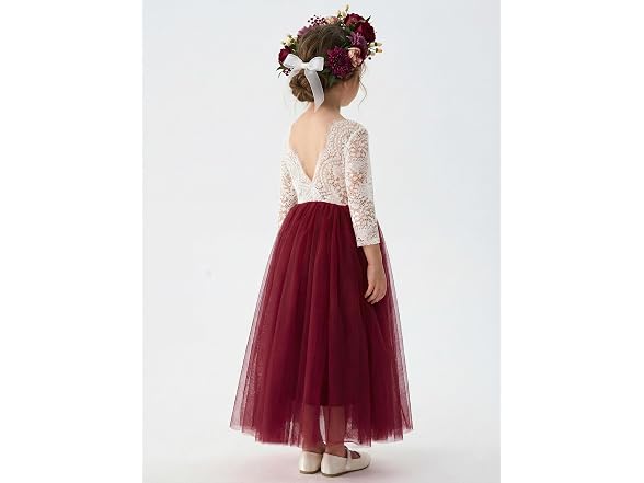 2Bunnies Women (3T) Girl Peony Lace Back Dress