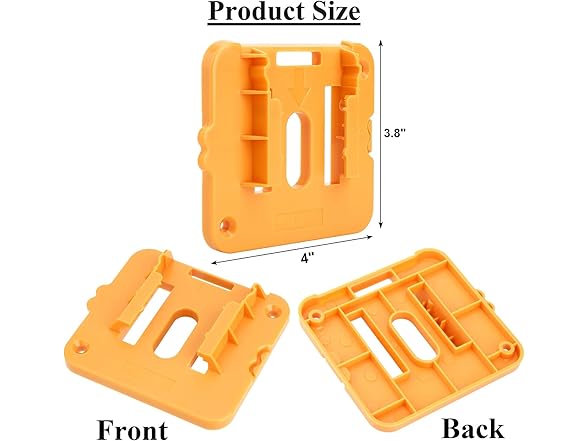 Qbmel 5 Packs Battery Mount Holder