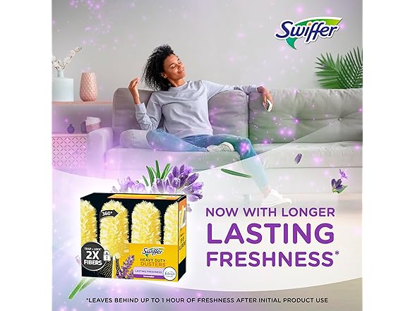 Swiffer Heavy Duty Dusters Lavender 24ct