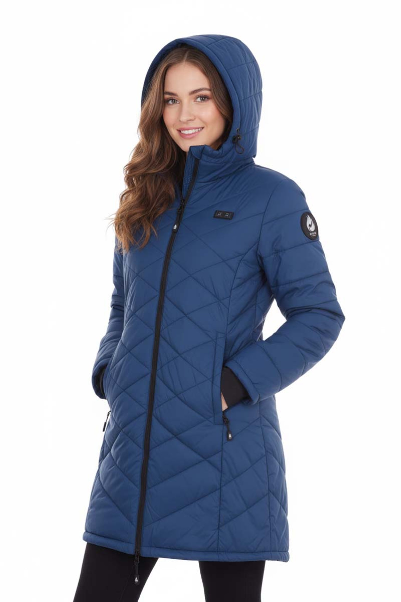 Helios Hybrid Women's Versatile 2 N 1 Coat Vest With Powerbank - Gallery 16