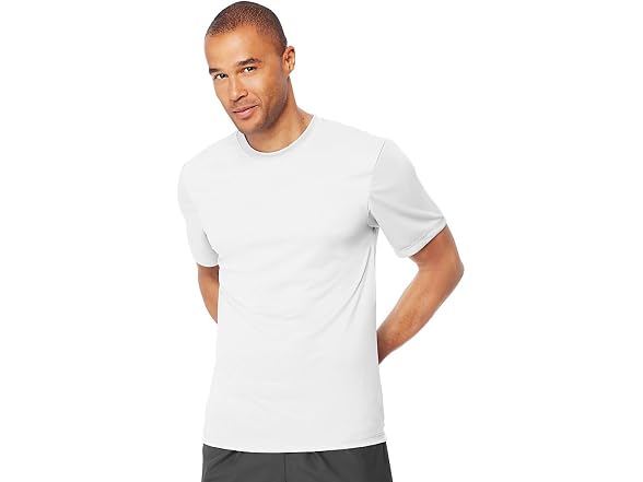 Hanes Men (M) DRI Tagless Men's T-Shirt_White_M