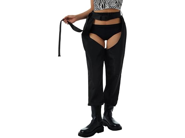 Vilagrah Women (S) Buckle Bottomless Pants Pants