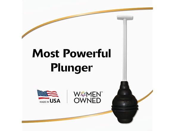 Korky Beehive Max 25 in. L x 5 in. Dia. Toilet Plunger