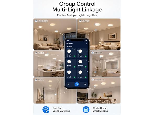Xinsway 12in Smart Ceiling Light RGB
