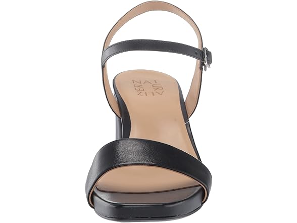 Naturalizer Women's Ivy Heels, Black Leather, 9 M