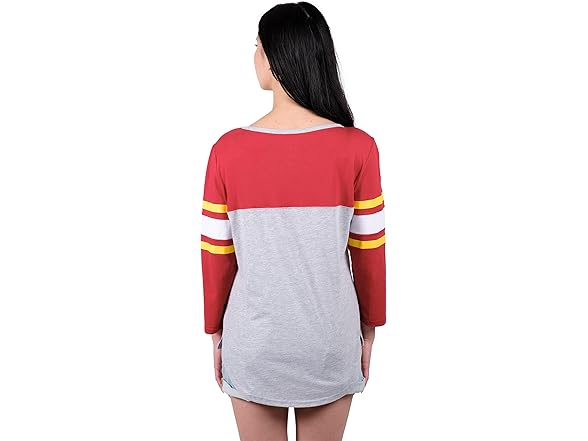 TROJANS L/S Assist Tee Cardinal Red (Small)