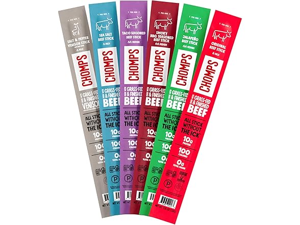 Chomps 6 Flavor Variety Trial Pack