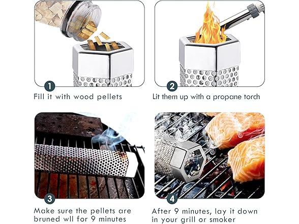 Smoke Tube - 12'' Smoke Tube for Pellet Grill