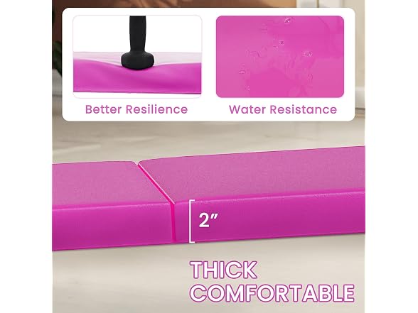 Fitvids Folding Exercise Gymnastics Mat