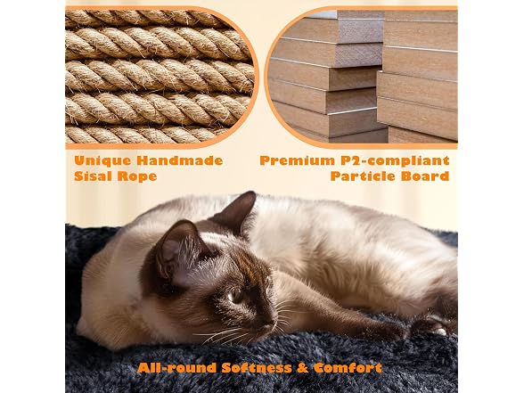Yaheetech 62.5inches Cat Tree