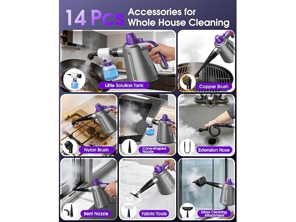 Ealloo Handheld Steam Cleaner