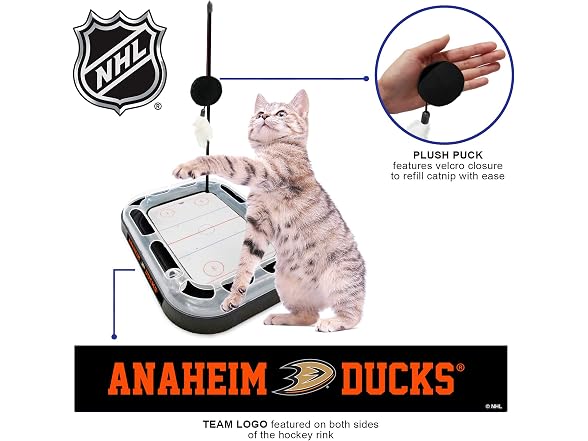 Pets First Cat Scratching Toy NHL Anaheim Duc