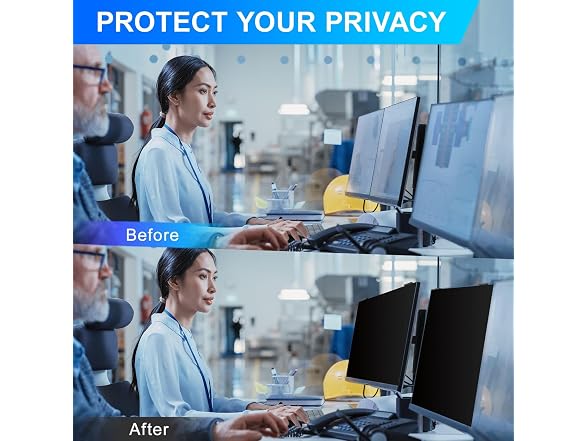 23.6" Magnetic Monitor Privacy Screen