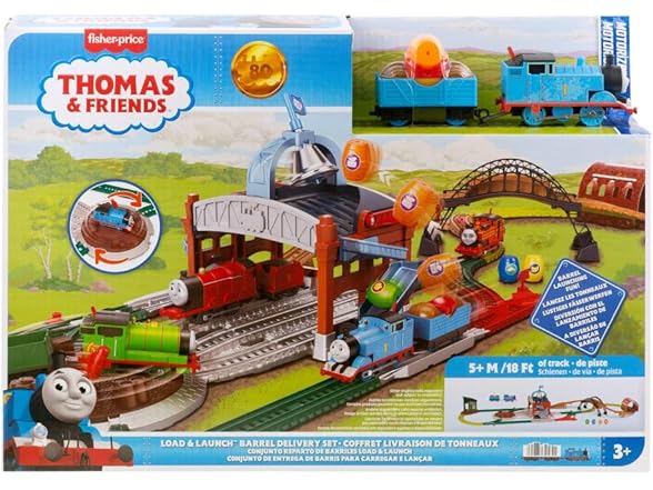 Fisher Price - Thomas & Friends Load & Launch Barrel Delivery Set