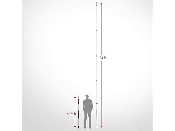 24FT Telescopic Extension Pole