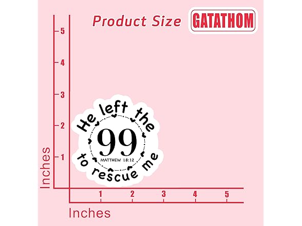 He Left The 99 to Rescue Me Stickers