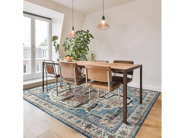 Gertmenian Boho Rug 5x7 Soha Blue