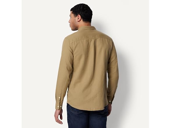 Amazon Essentials Men Regular-fit Long Linen Shirt