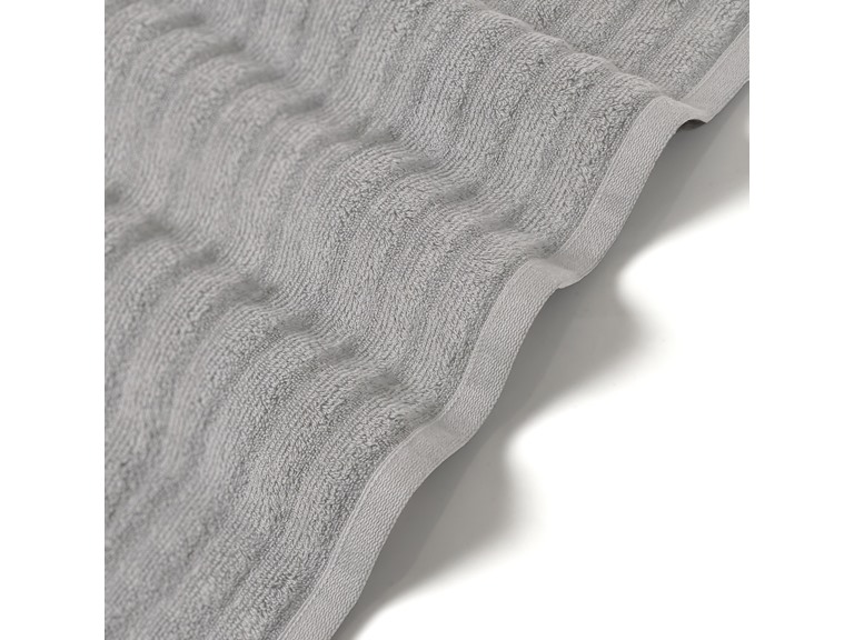 Bibb Home 4PCWAVTOW 4 Pk Ribbed Egyptian Cotton Towel S