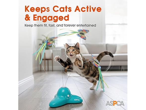 ASPCA Interactive Butterfly Cat Toy, Automatic