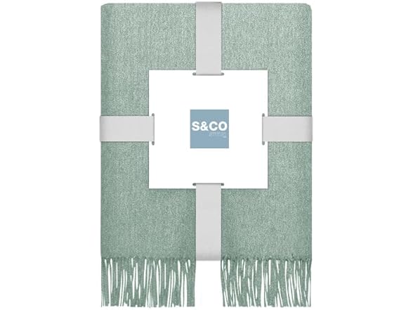 Safdie & Co. Faux Cashmere Throw Blanket