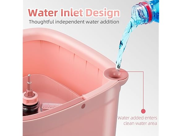 KZKR Spin Mop and Bucket Set- 6 Pads