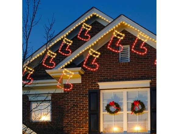 Brightown Minetom Christmas Stocking String Lights