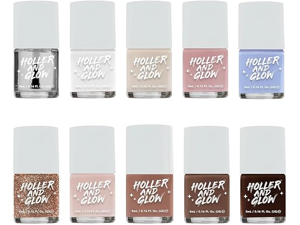 Holler and Glow Merry Mani Miniature Nail Polish Set