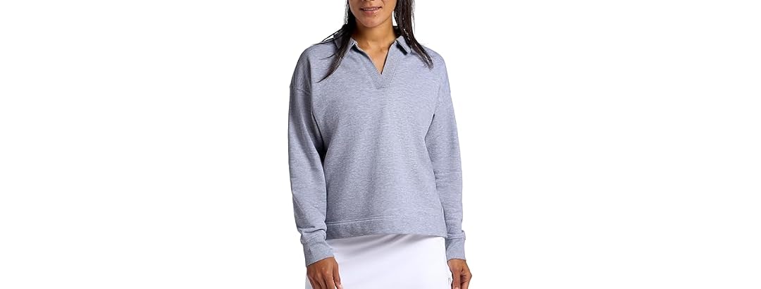 Head Women Relaxed Polo Crewneck Sweatshirt