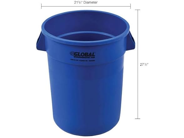 Global Industrial Commercial Round 32Gal