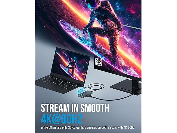 SABRENT USB-C 5-in-1 Hub 4K HDMI 100W PD