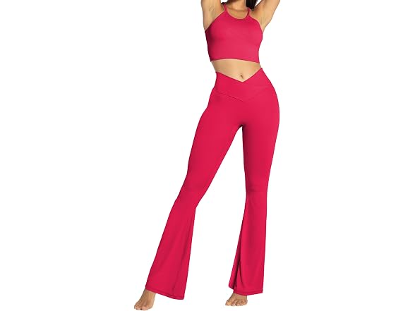 Sunzel Flare Leggings 30in XS True Red