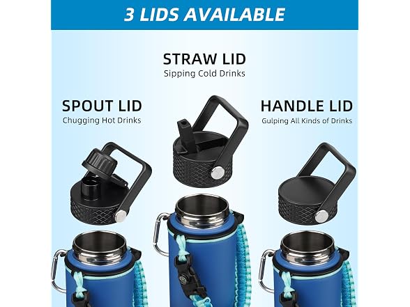 BJPKPK 22oz Insulated Water Bottle