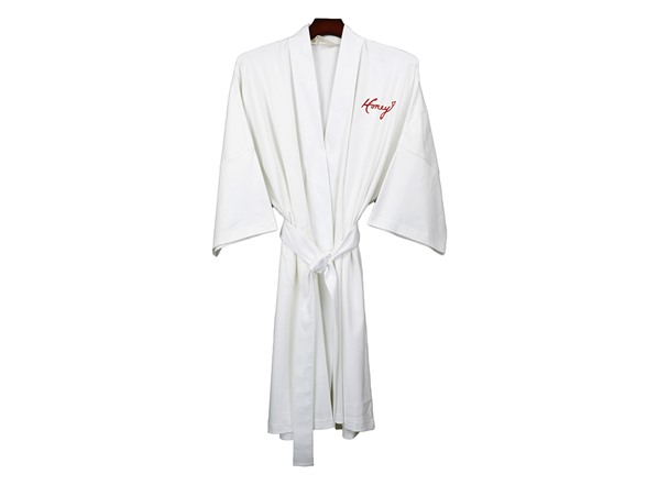 lightweight lounge robe - honey