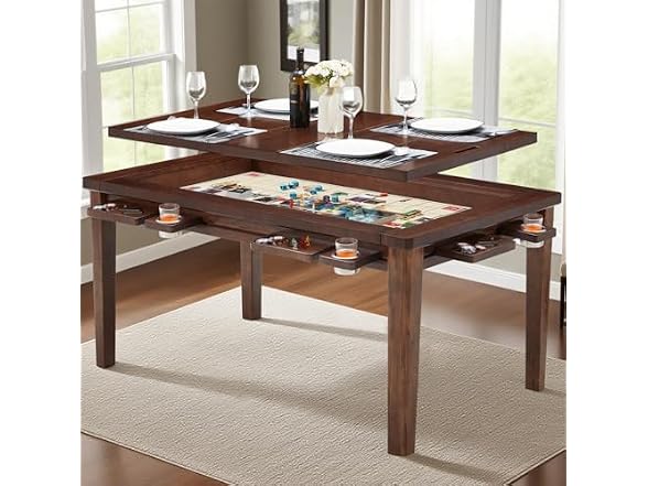 Haddockway Black Walnut 63"×39“ Board Game Table