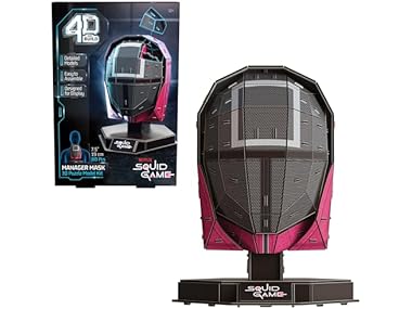 $8.46, Was $16.99, 50% Off! 4D Build, Squid Game Manager Mask 3D Model Kit dealfomo