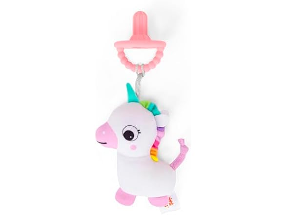 Bright Starts SootheMate Plush Baby Teether Toy