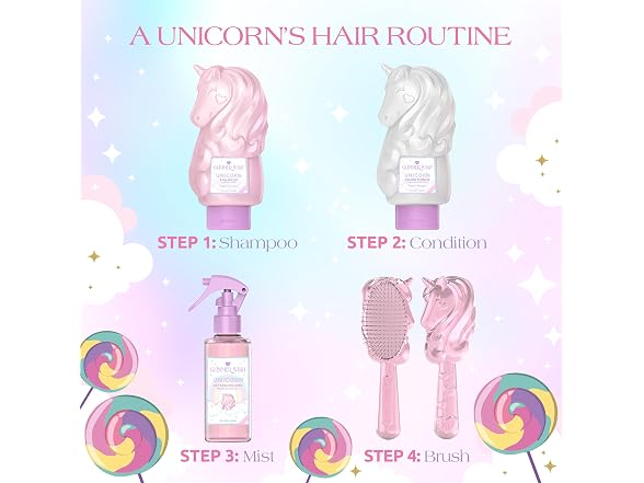 Glimmer Wish Unicorn Hair Detangler Spra