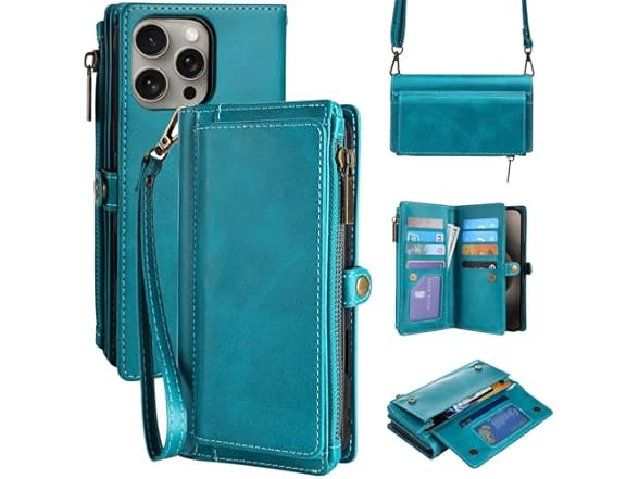 MInCYB for iPhone 16 Plus Wallet Case