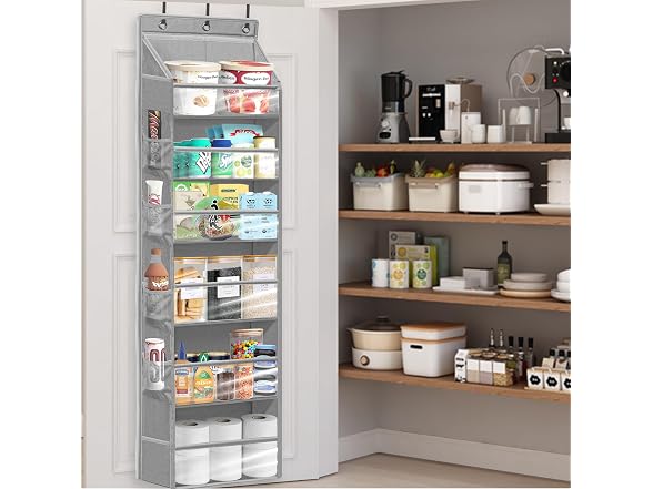 STORAGEIDEAS Over Door Organizer with 6 Pockets