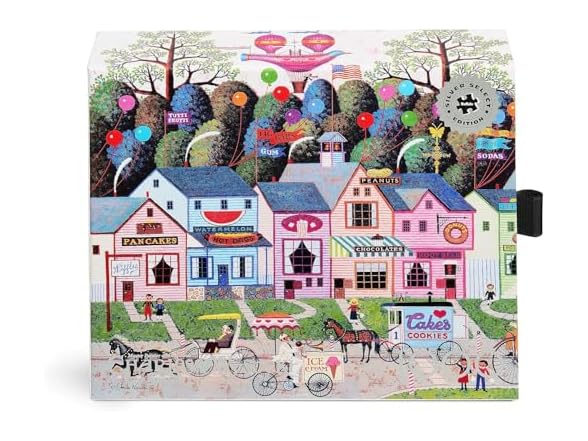Charles Wysocki - Confection Street - 1000 Piece Jigsaw Puzzle
