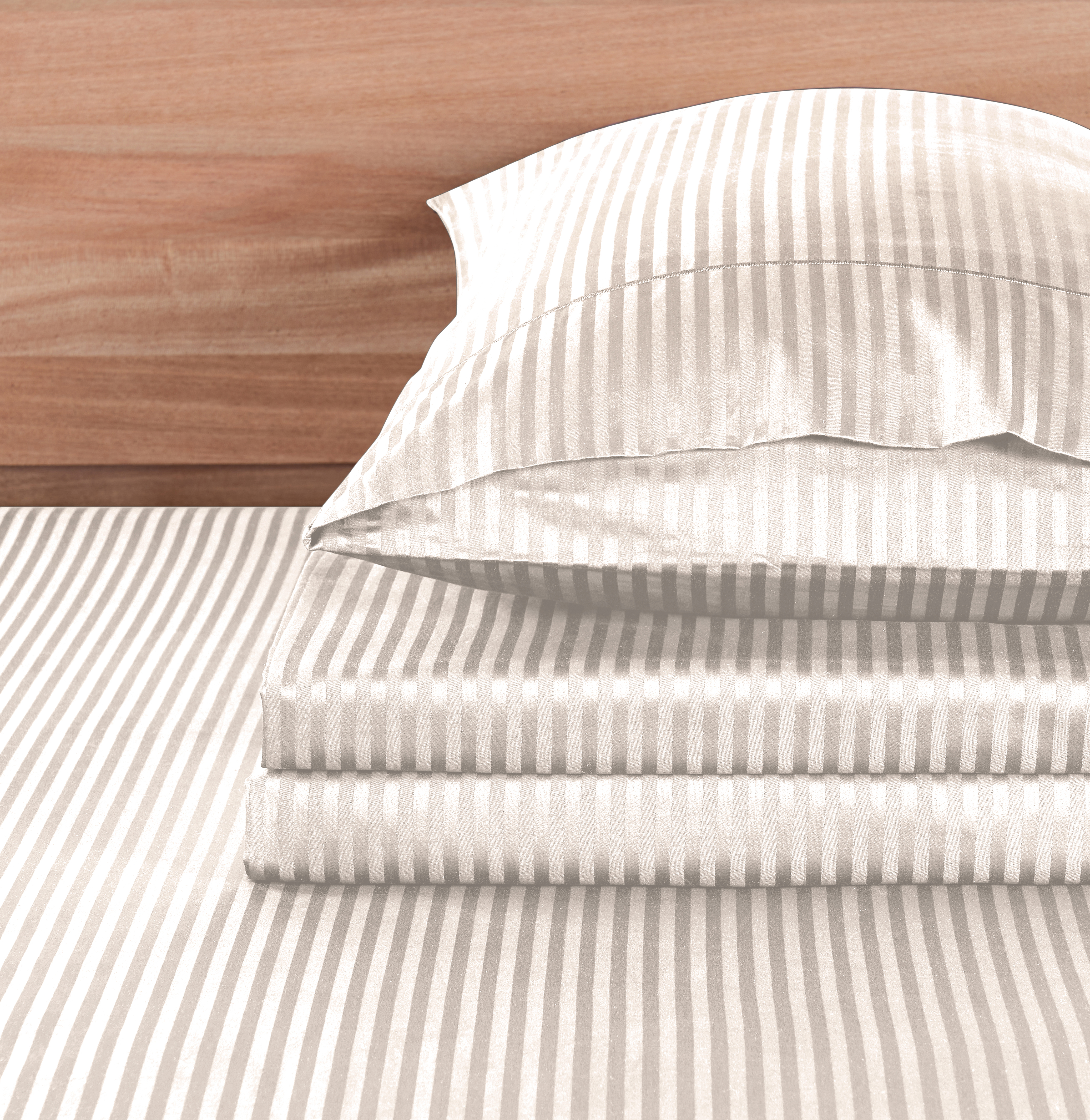 500TC Cotton Damask Stripe 4PC Sheet Set - Gallery 11