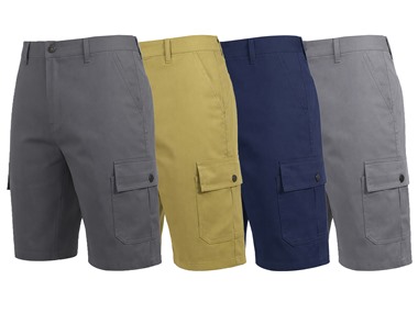 $15.99 Mens Cotton Flex Stretch Cargo Shorts dealfomo